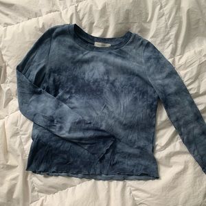 Which We Want Deep Blue Tie-Dye Shirt